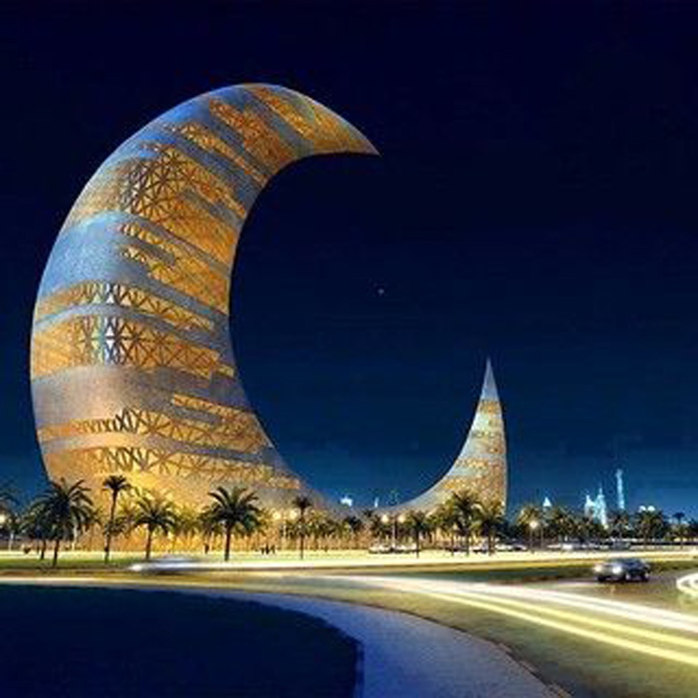 Crescent Moon Tower Dubai Crescent Moon Tower Dubai